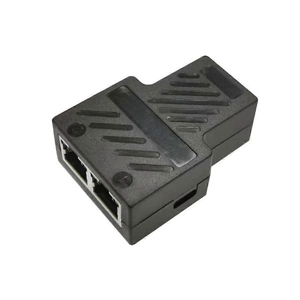 Ethernet Splitter 100Mbps RJ45 Netværksforlængerstik 1 til 2 Ethernet-adapter Internet Netværkskabel Forlænger