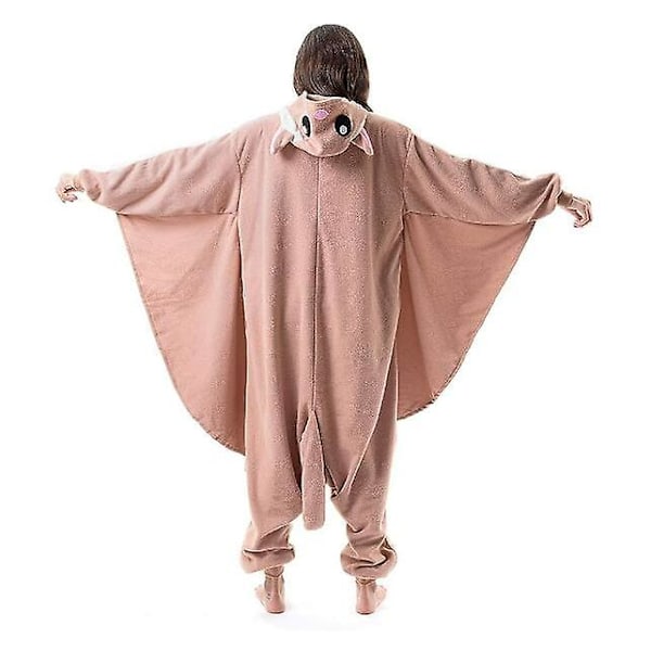 Unisex Vuxen Onesie Pyjamas Djur En Delig Halloween Kostym Julsovkläder Jumpsuit Squirrel L