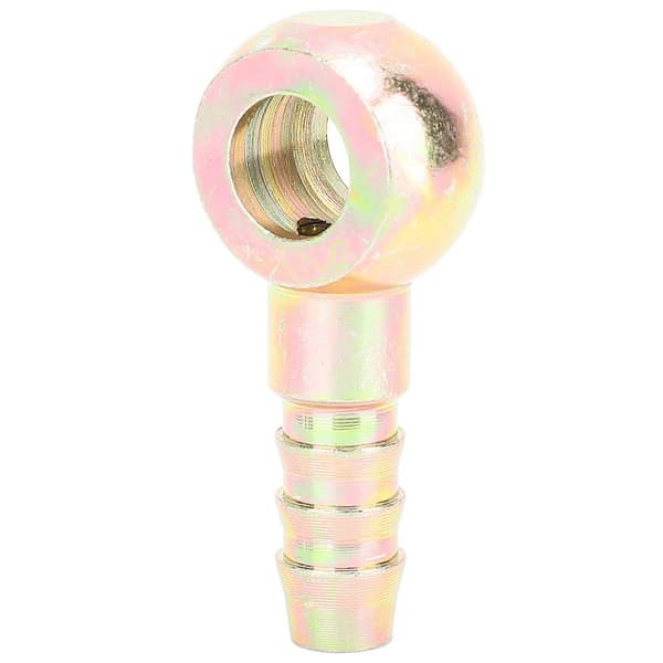 M10 til 3/8in Push Barb Tail Slangeadapter Stærk Bæreevne Brændstofpumpe Barb Tail Slangeadapter til Rørforbindelse