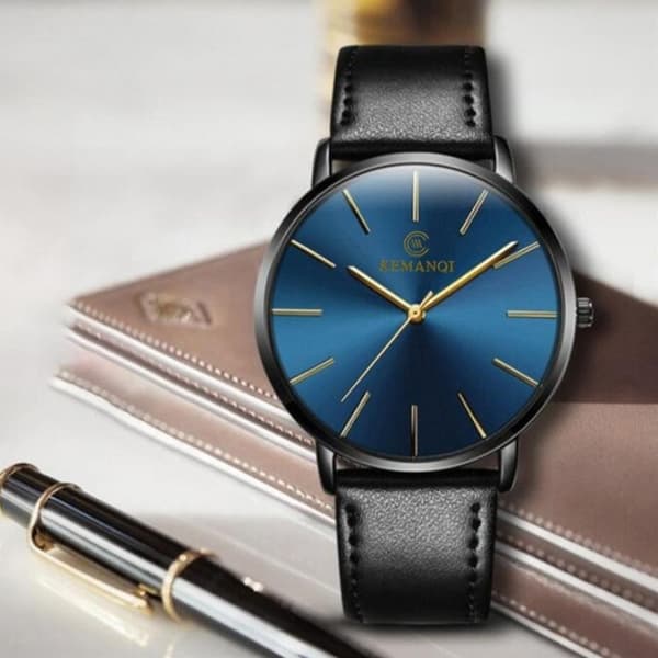 Quartz Ur / Armbåndsur - black