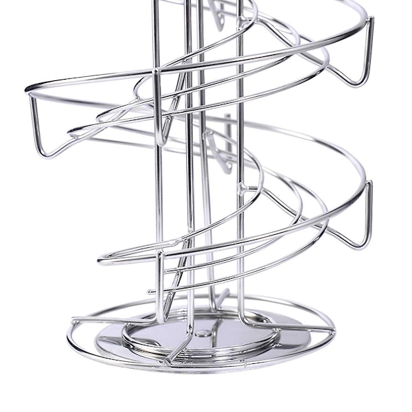 Kaffepodskapsel Revolving Rotating Spiral Stand Holder för Dolce Gusto