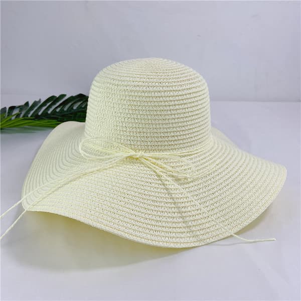 #Høsommerhat til kvinder, foldbar solhat med bred skygge og justerbar hagerem til rejser#