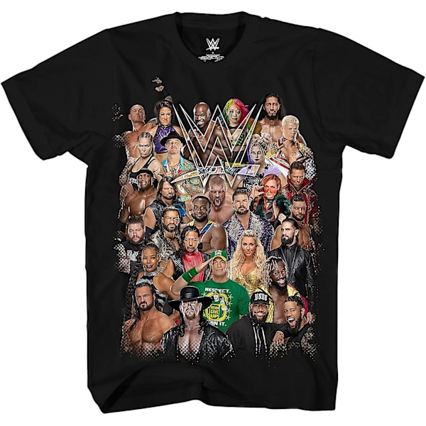 Group Shot Wrestling John Cena Big Show AJ Styles Daniel Bryan Vuxen Tee Grafisk T-shirt för män Tshirt M