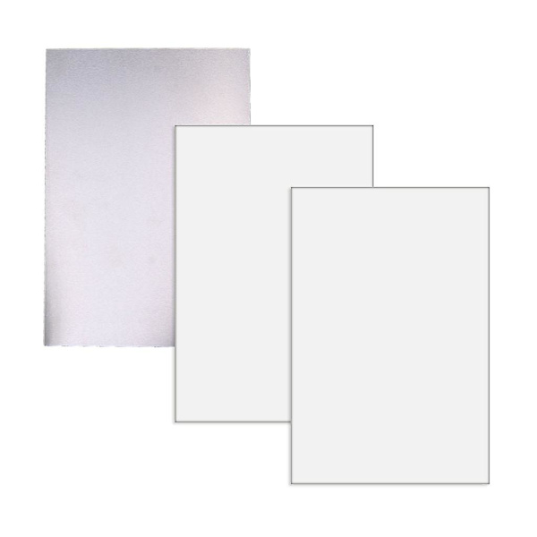 3x Sublimering Tomma Aluminium Fotoplatta Värmepressning Foto Färg Prin A