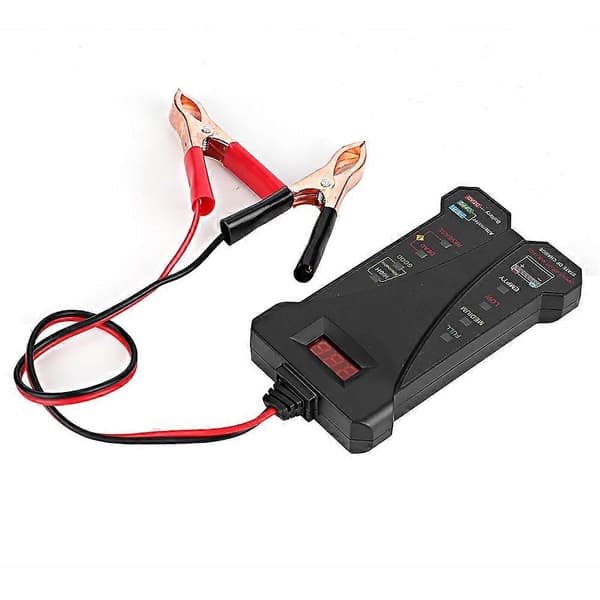 Bilbatteridetektor Digital Display 12V LED Batteritestare Analysator Diagnostikverktyg