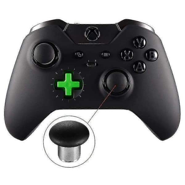6-i-1 Utbytbara Tumspaksgrepp Ersättningsdelar För One Elite Controller - Svart