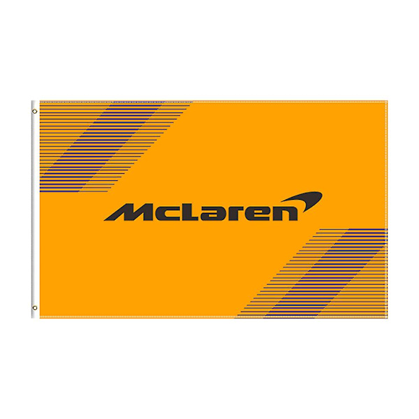 3x5 Ft Mclaren Bilflagga Polyester Tryckt Bil Racing Banner För Dekor A 90x150cm