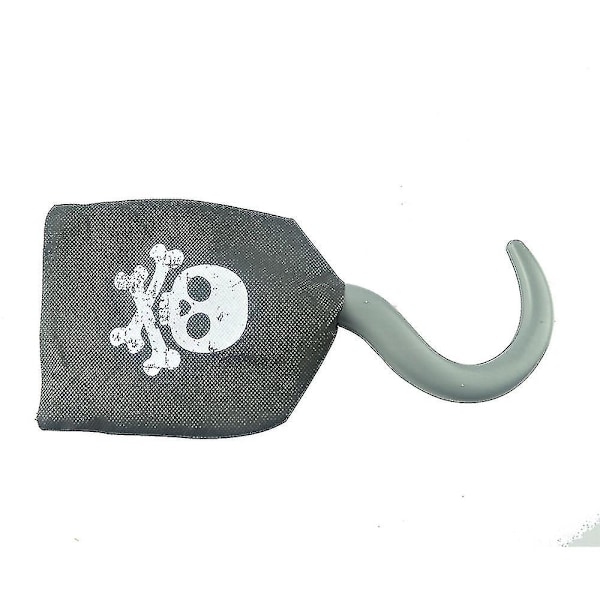 4 kpl Merirosvokoukkuja Kuitukangasta Muovikoukku Merirosvotarvike Yhteensopiva Halloweenin Joulujuhlien Kanssa