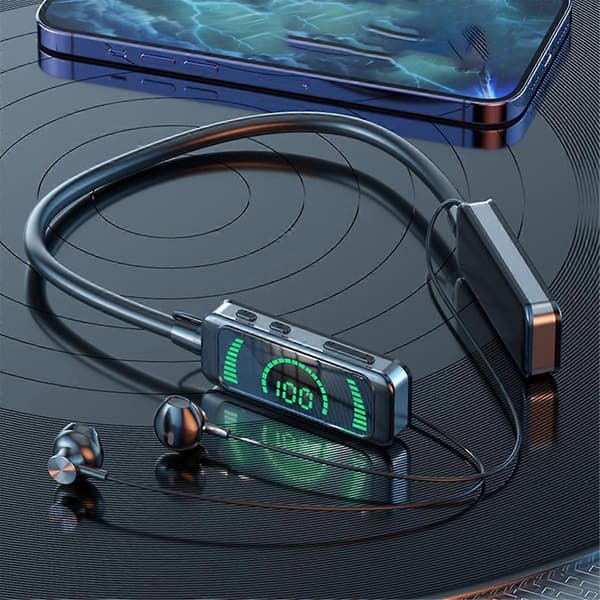 5.3 Nackhängande Trådlöst Bluetooth-headset Löpning Sport Gaming Headset Superlång Standby Brusreducering