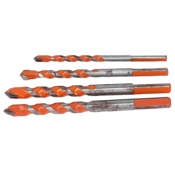 Trekantet borebit 6mm 8mm 10mm 12mm Multifunktionelle hårdlegeringsborebits til fliser beton mursten glas
