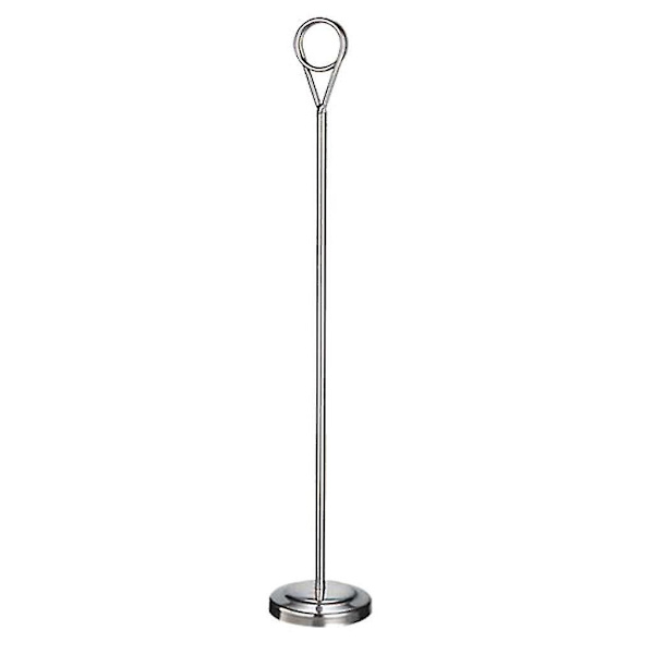 1/2/3/5 Bordnummerholder i rustfrit stål Skiltholder Fotostativ Til Silvery 40cm 1 Pc