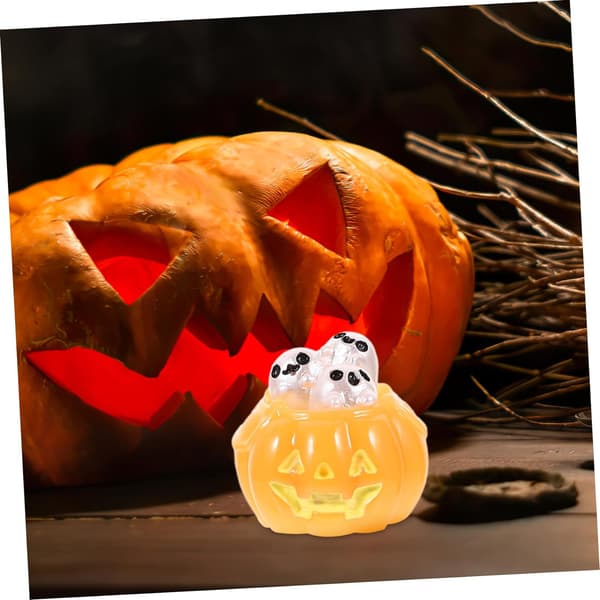 Halloween Scen Layout Skrivbordsdekor Hartspresent 5st