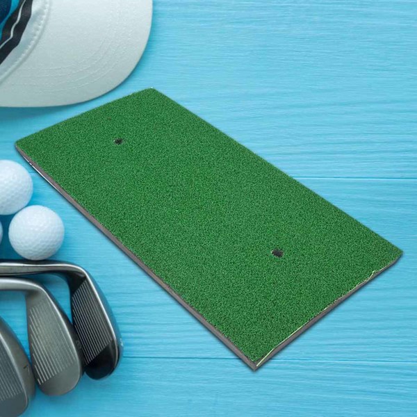Bärbar golfmatta gräsmatta Skicklighetsverktyg Träning 60*30cm qd