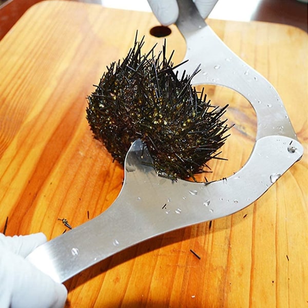 Søpindsvinsåbner, rustfrit stål søpindsvin klipper multifunktionelt værktøj til fisk og skaldyr