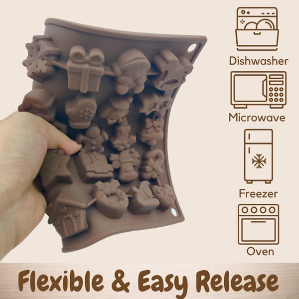 Mould - 25-Cavity Xmas Shapes - DIY