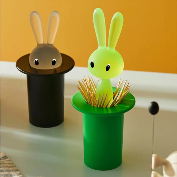 Magic Bunny - Design tandpetshållare i termoplastisk harts, B