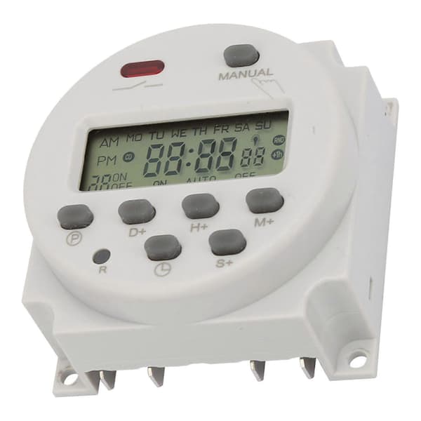 Liten typ 7 dagars programmerbar digital display timerbrytare 1S~168h 5VA (5V DC)