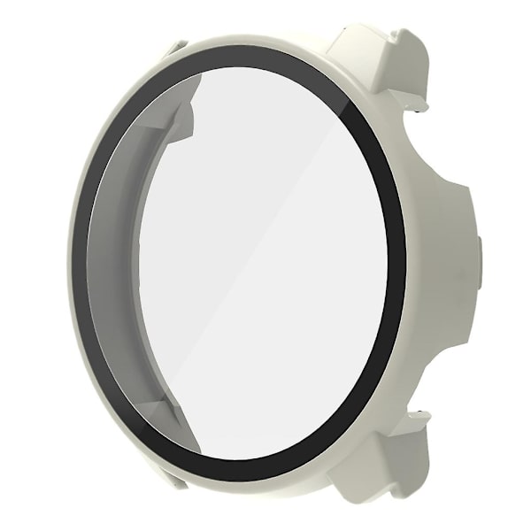 Skärmskydd för Coros Pace 2-CaseCover+härdat glasfilm i ett stycke White