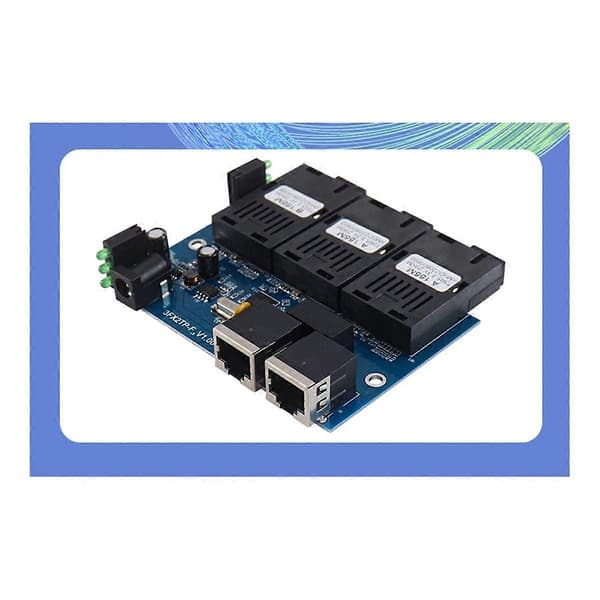 10/100M Reverse POE Switch Output 12V Strømforsyning til Epon og Gpon 3 Port Strømforsyning RPOE 12V-24V Ingen Adapter