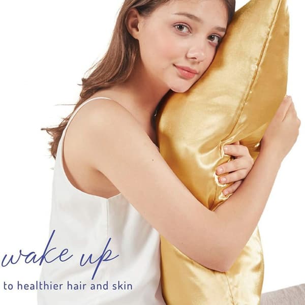 #Putevar (2 stk) Satin silke putevar hudvennlig#