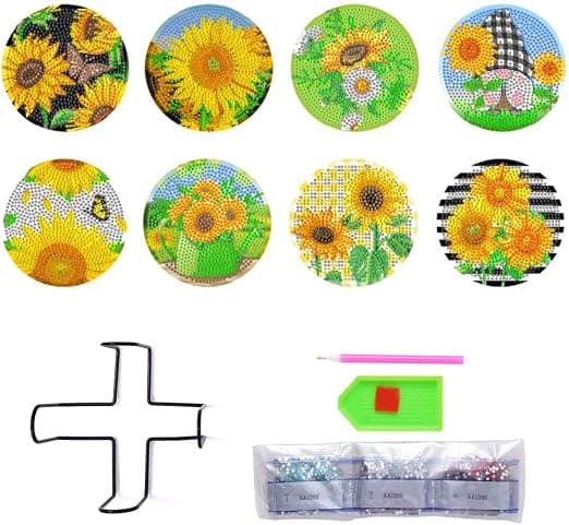 Diamantbroderi-underlag DIY Diamantmaleri-underlag Trekopp
