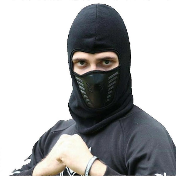 Vinter Utomhus Ridning Skidmask Vindruta Ansiktshuva CS Mask Balaclava Varm Hatt qd