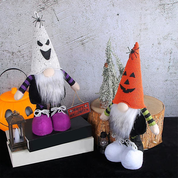 Teleskopiska ben Halloween Gnome Svenska dvärgar Skandinaviska figurin prydnader Style 2