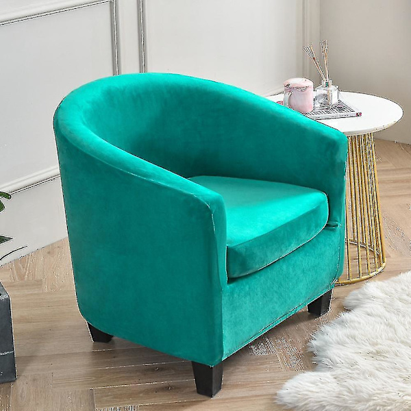 Fåtölj stolsskydd vardagsrum stolsskydd Peacock Blue