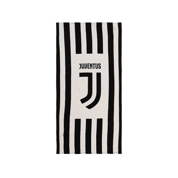 FC Logotyp Strandhandduk Black/White One Size