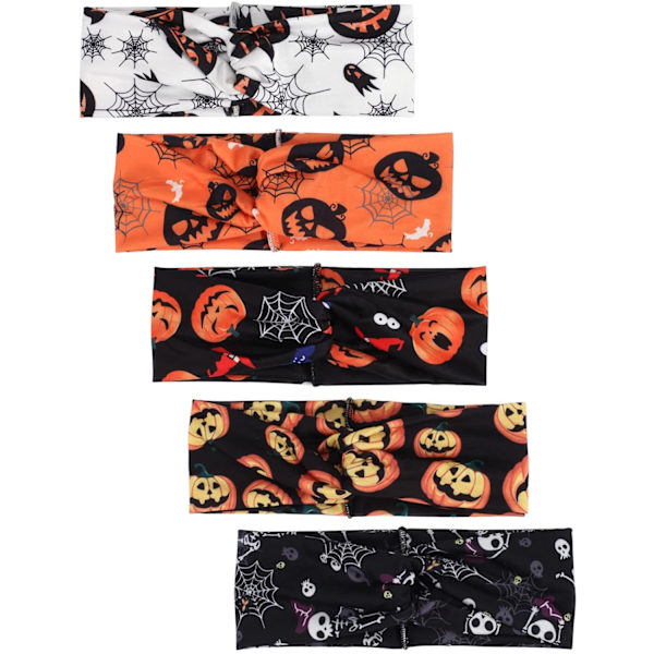 5 KPL Halloween Panta Kurpitsa Luuranko Lepakko Aave Tähti Kuu