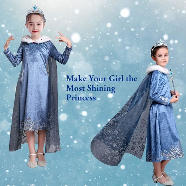 Kostym, Deluxe Klänning Set, Kostym Klä upp för tjejer, Shining