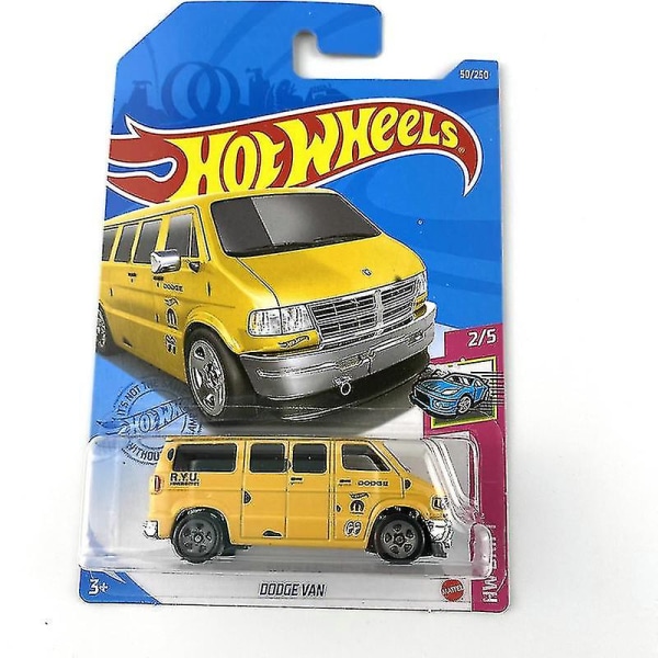 2021 Hot Wheels bilar erbjudande för Lancia Delta Van Toyota Ae86 1/64 metall diecast leksaksfordon 2021-50X DODGE VAN