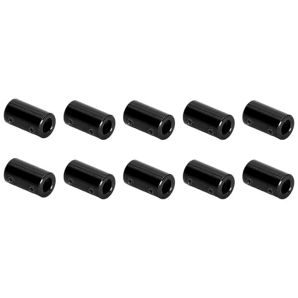 10 stk. akselkobling stepmotor kobling 14 mm diameter 25 mm længde samlingsstik 5x8 mm / 0,2x0,31 tommer sort