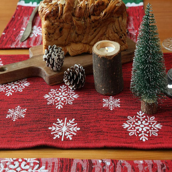 Julebordsløber, julebroderet dug jul