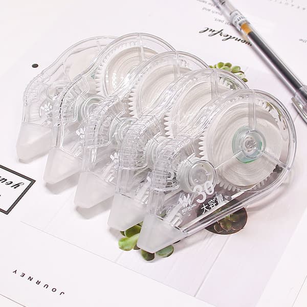 5 Pack Mini Rättningstejp Vit utstrykningsstift Applikator
