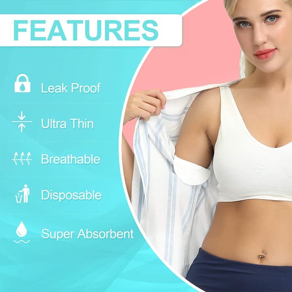80 Stykker Antiperspirant Pads Usynlige Underarm Svetteputer Comf