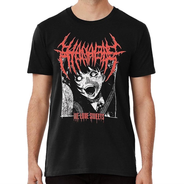 Hanabie Love Sweets T-shirt Music Band Girl Metal Jpop L