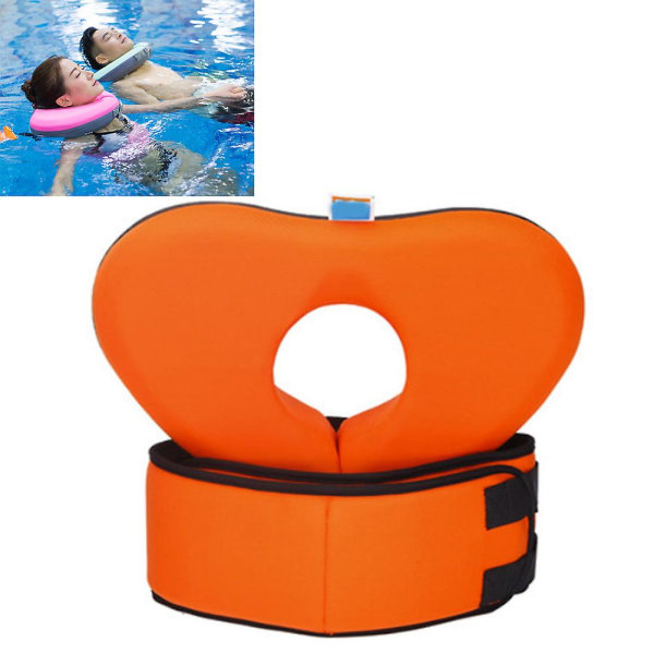 Simhalsring Set Simflotkrage Barn Vuxen Safty No Need Pump Orange L