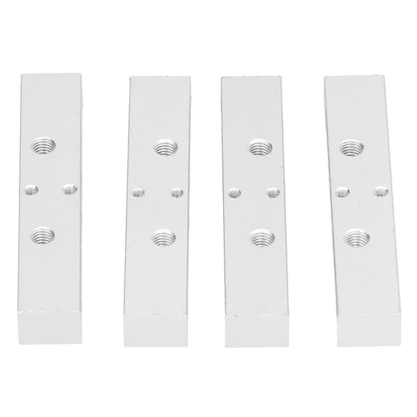 4 stk. aluminiumsvarmeblok 2-dyser hals fast sæde 3D-printertilbehør til Makerbot MK8