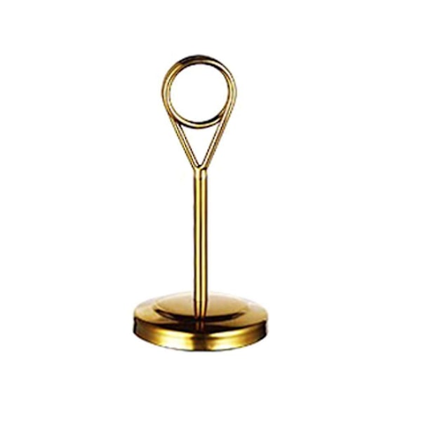 1/2/3/5 Bordnummerholder i rustfrit stål, skilteholder, fotostativ til Gold 10cm 1 Pc