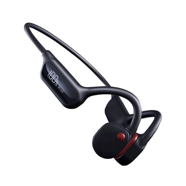 Trådløst Bluetooth 5.3 Bone Conduction Headset Sports Headset Håndfri Øretelefoner - Sort