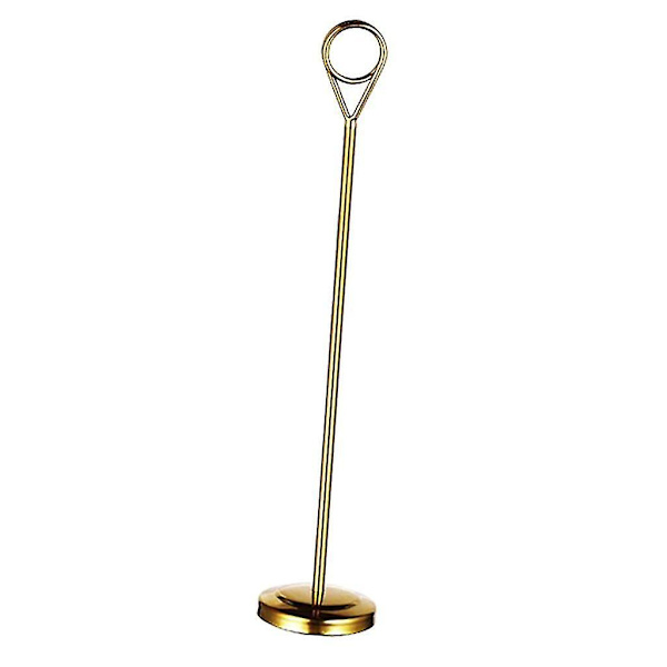 1/2/3/5 Bordnummerholder i rustfrit stål Skiltholder Fotostativ Til Gold 25cm 1 Pc