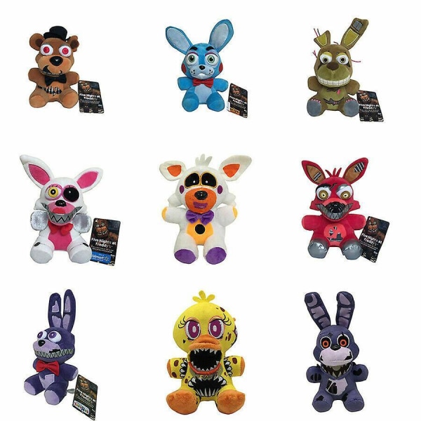 Five Nights At Freddy's Fnaf Horror Game Kid Plushie Toy Plush Dolls Gift Top Springtrap