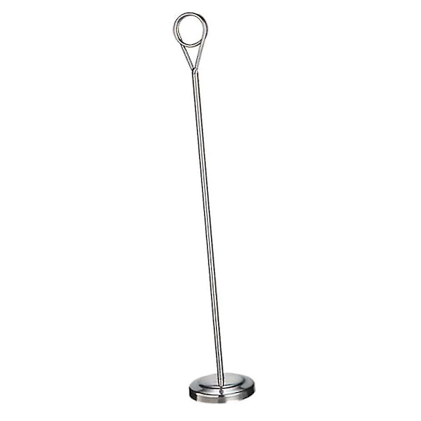 1/2/3/5 Bordnummerholder i rustfrit stål Skiltholder Fotostativ Til Silvery 40cm 1 Pc