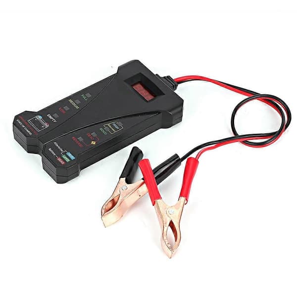 Bilbatteridetektor Digital Display 12V LED Batteritestare Analysator Diagnostikverktyg