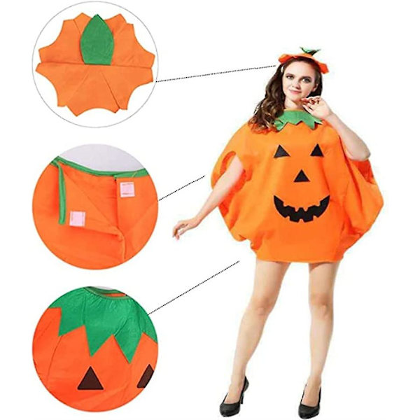 Halloween kurpitsa -asu, kurpitsa -asu hatulla ja karkkipusseilla