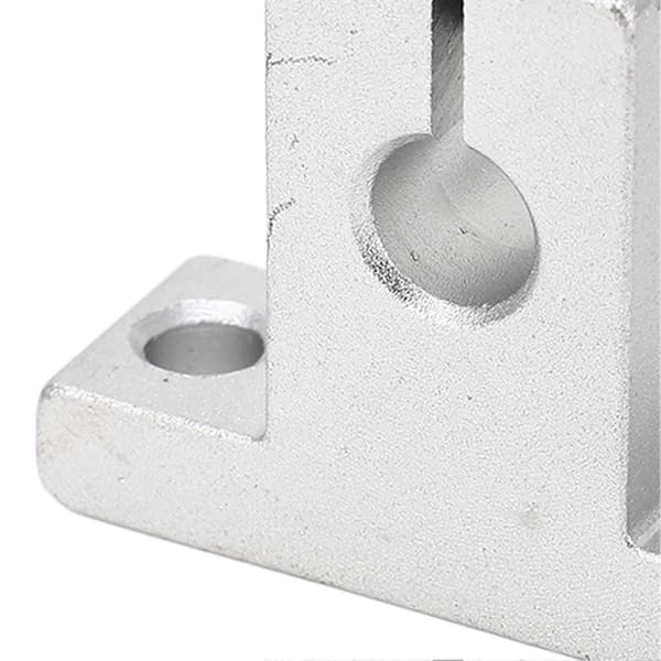 10 stk. lineær akselstøtte bevægelsesstang styreskinne endestøtte aluminiumslegering til 3D-printer
