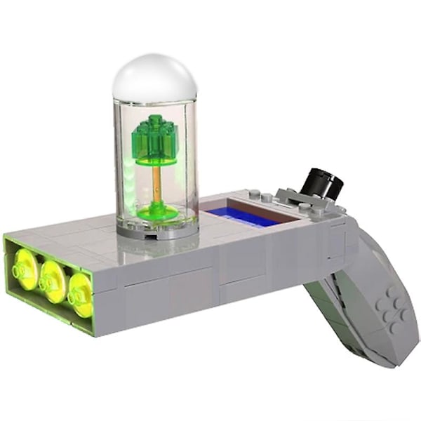 Rick Morty Animasjon Omgir Mini Portal Projeksjon Pistol Nøkkelring Lys Leketøy For Rick Og Morty Trykk For Å Slå På Leker blocks