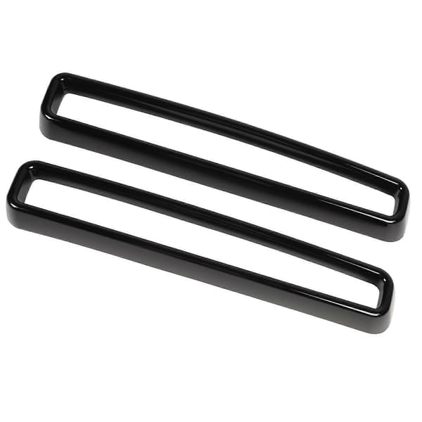 Front Grill Grille Inserts Guards Cover Trim Erstatning til Dodge Challenger 2015 til 2020 Blank Sort