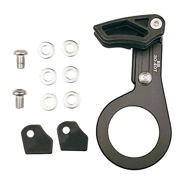 Cykelkædefører MTB 1X System ISCG 03 ISCG 05 BB-akse Post Mount Maskinbearbejdet Black C